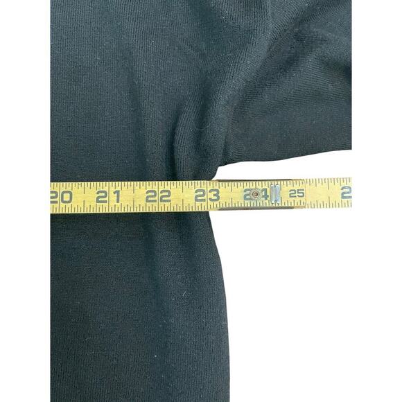 T Tahari Women's Black Long Sleeve Crew Neck Pullover Sweater Size Large - Picture 9 of 12